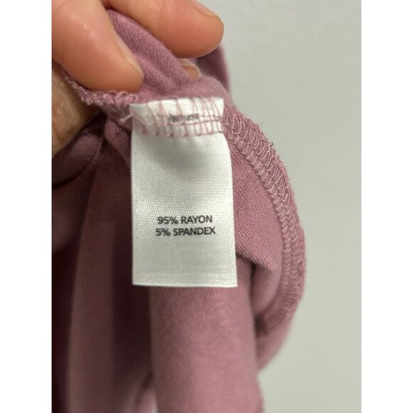 Hinge Sleeveless Tank Top Mauve Size Large Scoop Neck Casual Summer Essential - Picture 6 of 10